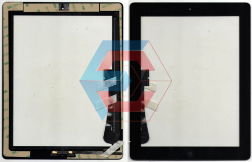 Тачскрин (сенсор) iPad 4 чёрный assembly with home button Black Тачскрин (сенсор) iPad 4 чёрный assembly with home button Black