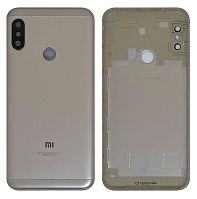 Крышка задняя Xiaomi Mi A2 Lite/ Xiaomi Redmi 6 Pro Золотая