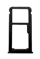 SIM-держатель (каретка) Meizu M8 note черного цвета