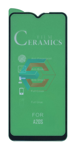 Защитное стекло Film Ceramic для Samsung A20S/ A02S/ A12/ A02/ M12/ M02S Черное тех. упаковка Защитное стекло Film Ceramic для Samsung A20S/ A02S/ A12/ A02/ M12/ M02S Черное тех. упаковка