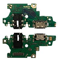 Нижняя плата Huawei Nova 3 с конектором зарядки + микрофон 