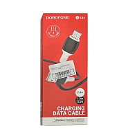USB-кабель (шнур) Borofone BX84 Micro 2.4A Чорний