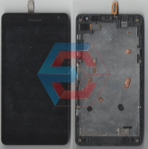 Дисплей + сенсор Microsoft Lumia 535 (Nokia) чёрный CT2S1973FPC-A1-E Б.У