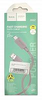 USB-кабель Hoco X107 Micro 2.4A (Сiрий)