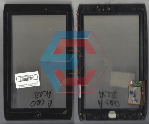 Тачскрин (сенсор) Acer Iconia A100 negra NC070GG02 Черный в рамке Б.У