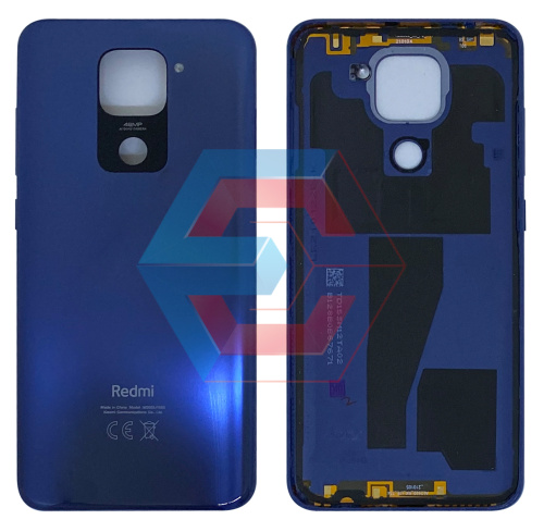 Крышка задняя Xiaomi Redmi Note 9/ Redmi 10x Синяя