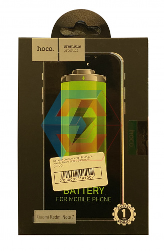 Батарея (аккумулятор) BN4A для Xiaomi Redmi Note 7 3900 mAh (HOCO) - ёмкость, состояние, распиновка