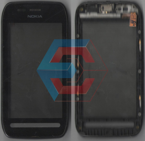 Сенсор NOKIA 603 Чёрный, в рамке Б.У