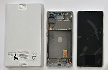 дисплей + сенсор samsung g780 g781 galaxy s20 fe з рамкою white 100% service pack gh82-24220a - стоимость, партномер