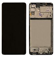 дисплей + сенсор samsung m515 galaxy m51 (2020) чорний у рамці 100% service pack - стоимость, партномер