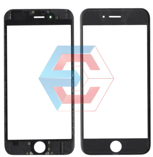 Стекло тачскрина для iPhone 6 с рамкой и OCA плёнкой Черное Стекло тачскрина для iPhone 6 с рамкой и OCA плёнкой Черное