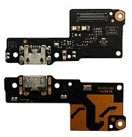 Нижняя плата Xiaomi Redmi 7A с разъемом зарядки и микрофоном