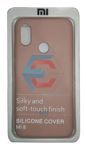Чохол на Xiaomi Mi 8 (Pink Sand) Silicone Case Чохол на Xiaomi Mi 8 (Pink Sand) Silicone Case
