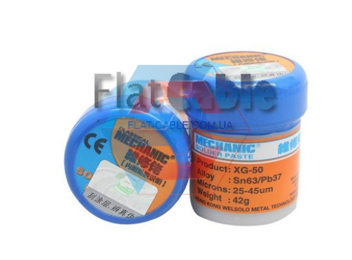 Паста BGA Mechanic XG-50 35 грамм ( Sn63/Pb37)