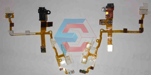 Шлейф iPhone 3GS/3Gs с разьёмом Hands-Free, кнопками громкости и включения.