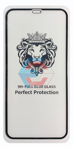 Защитное стекло 9D для Apple Iphone 11 iPhone XR (6,1) Черное (тех. упаковка)