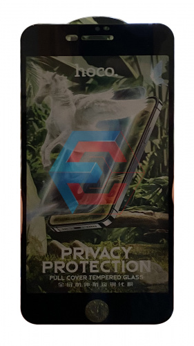 Защитное стекло HOCO G11 HD Anti-spy для iPhone 7 Plus, 8 Plus Черное (тех. упаковка)