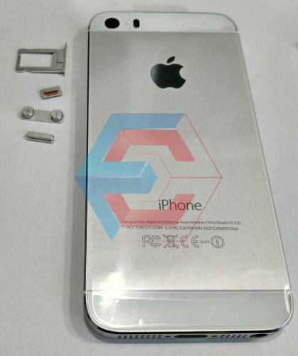 Крышка корпуса для iPhone 5S белого цвета оригинал (Китай)