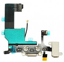 Шлейф зарядки/USB с разьёмом Hands-Free для iPhone 5 белый