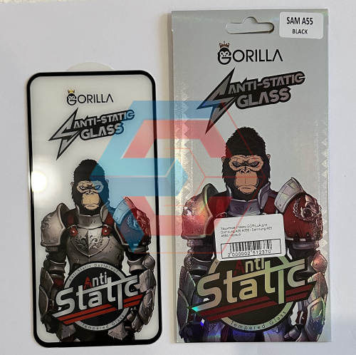 Защитное стекло GORILLA для Samsung A35 A356 / Samsung A55 A556 Черный
