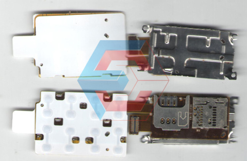 Клавиатурная подложка Nokia X3-02 с разьёмом SIM + MMC