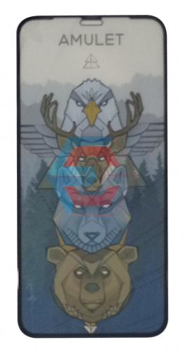 Защитное стекло 2.5D AMULET HD Antistatic для iPhone X / iPhone XS / iPhone 11 Pro Черное