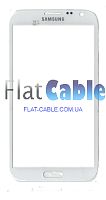 Стекло тачскрина для Samsung N7100 White