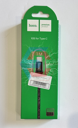 USB-кабель Hoco X50 Excellent Type-C Чорний USB-кабель Hoco X50 Excellent Type-C Чорний