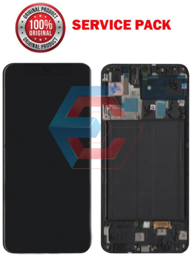 Дисплей + сенсор Samsung A505 Galaxy A50 (2019) чорний У рамці 100% SERVICE PACK - состояние, качество, комплектация