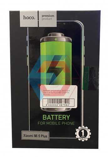 Батарея (аккумулятор) BM37 для Xiaomi Mi 5s Plus 3.85V 3700mAh (HOCO) - ёмкость, состояние, распиновка