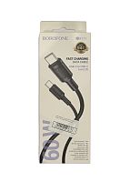 USB-кабель (шнур) Borofone BX111 Type-C to Type-C 3A (Чорний)