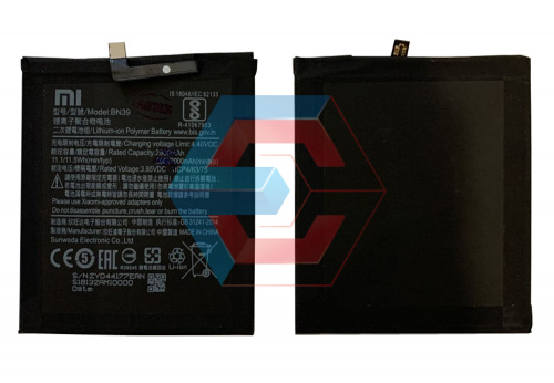 Батарея (аккумулятор) BN39 для Xiaomi Mi Play оригинал Китай - ёмкость, состояние, распиновка