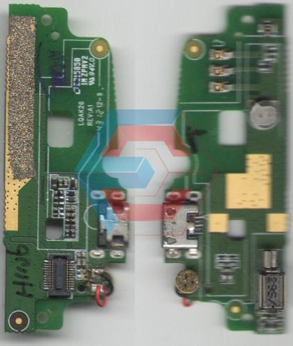 Нижняя плата Prestigio PAP3500+микрофон+вибра с компонентами Б.У