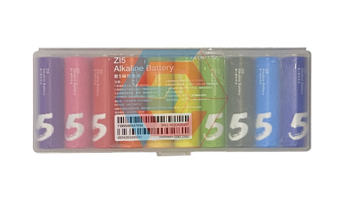 Батарейки Xiaomi Rainbow Zi5 Alkaline 1.5V-S2 / LR6 (AA) Батарейки Xiaomi Rainbow Zi5 Alkaline 1.5V-S2 / LR6 (AA)
