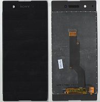 дисплей + сенсор sony g3112 xperia xa1 duall, g3116, g3121, g3125 черный original - стоимость