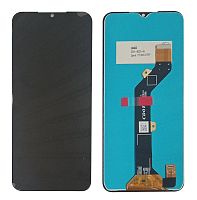 дисплей + сенсор tecno spark 7t чорний china service pack org - стоимость