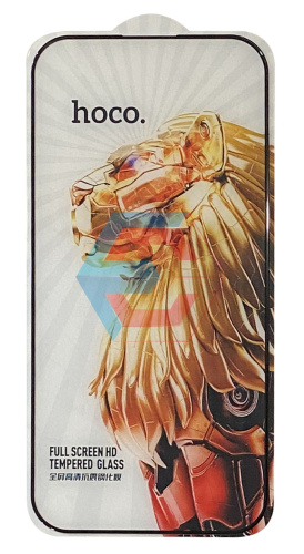 Защитное стекло Hoco G9 HD для iPhone 14 Pro Черное Защитное стекло Hoco G9 HD для iPhone 14 Pro Черное