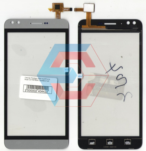 Сенсор Prestigio 3504 MultiPhone Muze C3 PSP3504 Серебристый