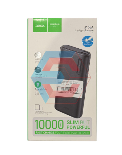 Універсальна Мобільна Батарея (Повербанк) Power Bank Hoco J158A Runner 10000mAh (Чорний) Універсальна Мобільна Батарея (Повербанк) Power Bank Hoco J158A Runner 10000mAh (Чорний)