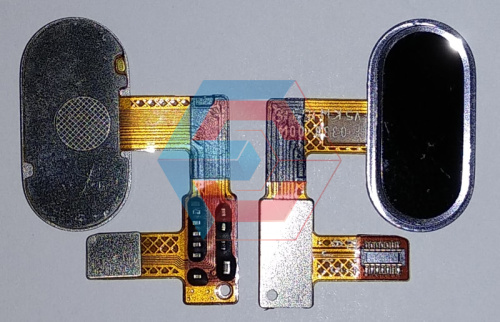 Кнопка Home домой Meizu U20 сенсорная (Чёрная) 