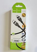 USB-кабель (шнур) Hoco X109 Silicone Type-C to Type-C 60W Чорний