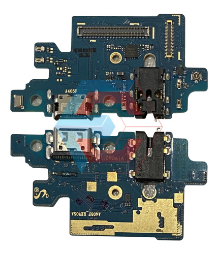 Нижняя плата Samsung A405 с конектором зарядки + микрофон + компоненты Оригинал