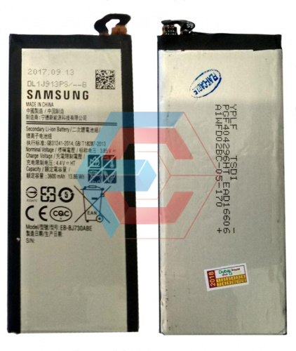Батарея (аккумулятор) EB-BJ730CBC/BJ730ABE для Samsung Galaxy J7 2017 (J730) 3600 mAh оригинал Китай - ёмкость, состояние, распиновка
