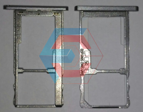 SIM-держатель (каретка) Meizu M2 mini, M578U M578 серого цвета