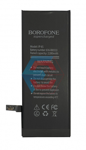 Батарея (аккумулятор) для iPhone 6s (Borofone) - ёмкость, состояние, распиновка