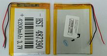 №10.3 Батарея (аккумулятор) для планшета Li-ion 3.7V 4200mAh (4.8*67*90mm) 487390 - стоимость