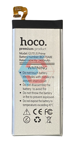 Батарея (акумулятор) EB-BG570ABE для Samsung G570 J5 2016 2400mAh (HOCO) - ёмкость, состояние, распиновка