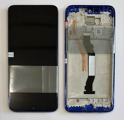 Дисплей + сенсор Xiaomi Redmi Note 8 Pro Синій  в Рамці ori new - состояние, качество, комплектация
