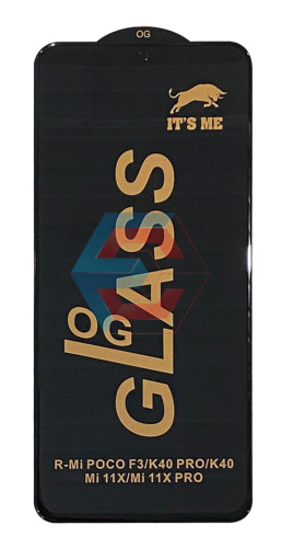 Защитное стекло ITS ME для Xiaomi Mi 11i / Poco F3, X3, X3 Pro / Redmi K40 Черный