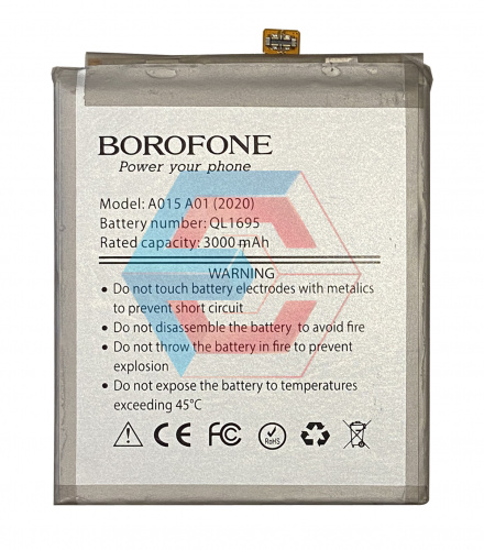 Батарея (аккумулятор) для Samsung A01 (A015) QL1695 (Borofone) - ёмкость, состояние, распиновка
